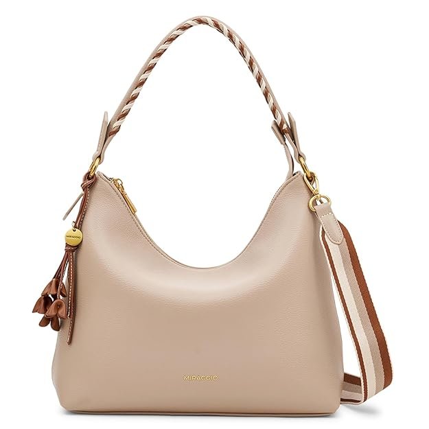 Miraggio Summer Scoop Hobo Handbag For Women With Adjustable & Detachable Strap